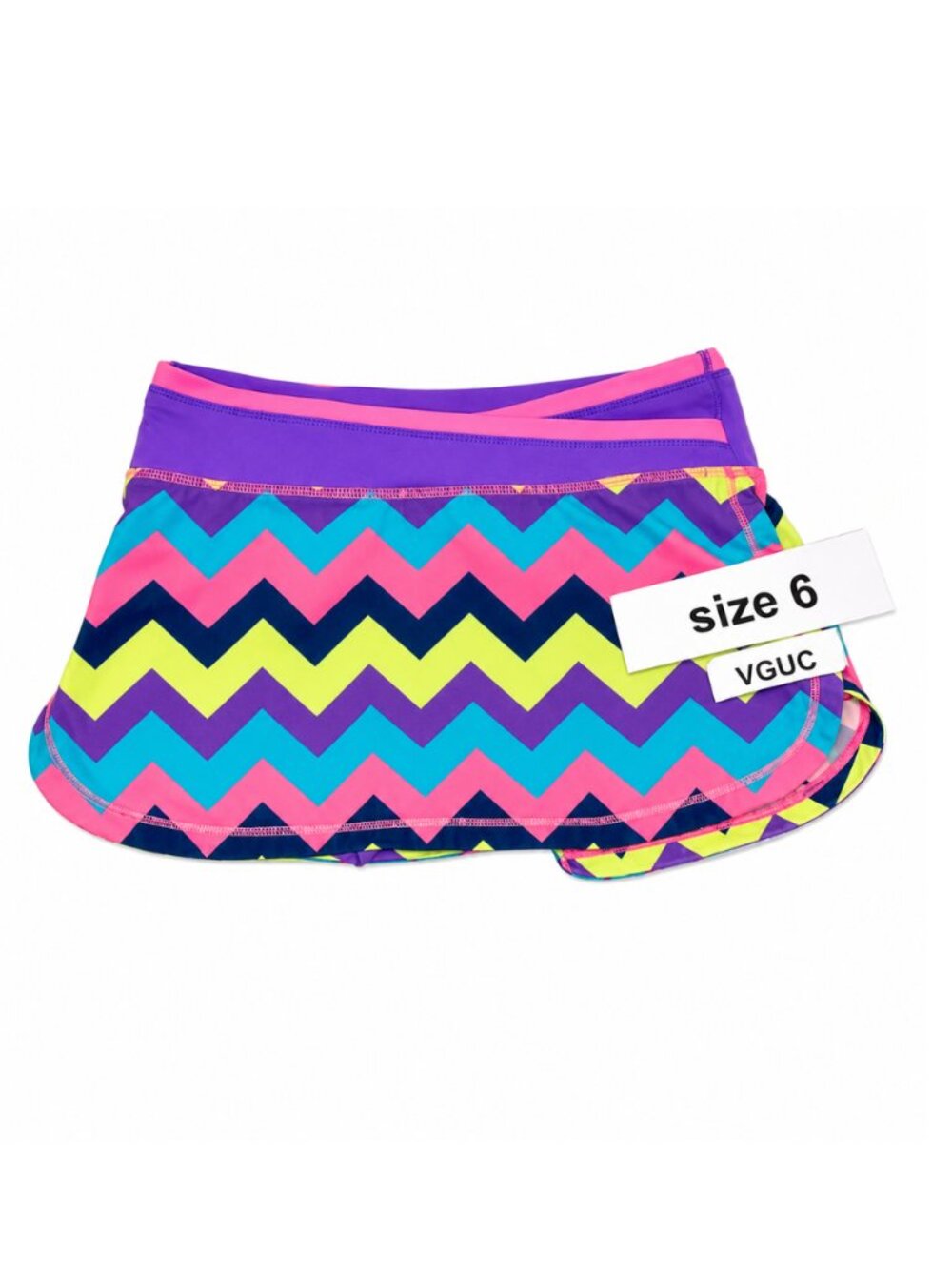 Ivivva by Lululemon 🍋 Keep on Track Skirt with built in shorts size 6